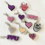 Load image into Gallery viewer, ASL I love you Keychain
