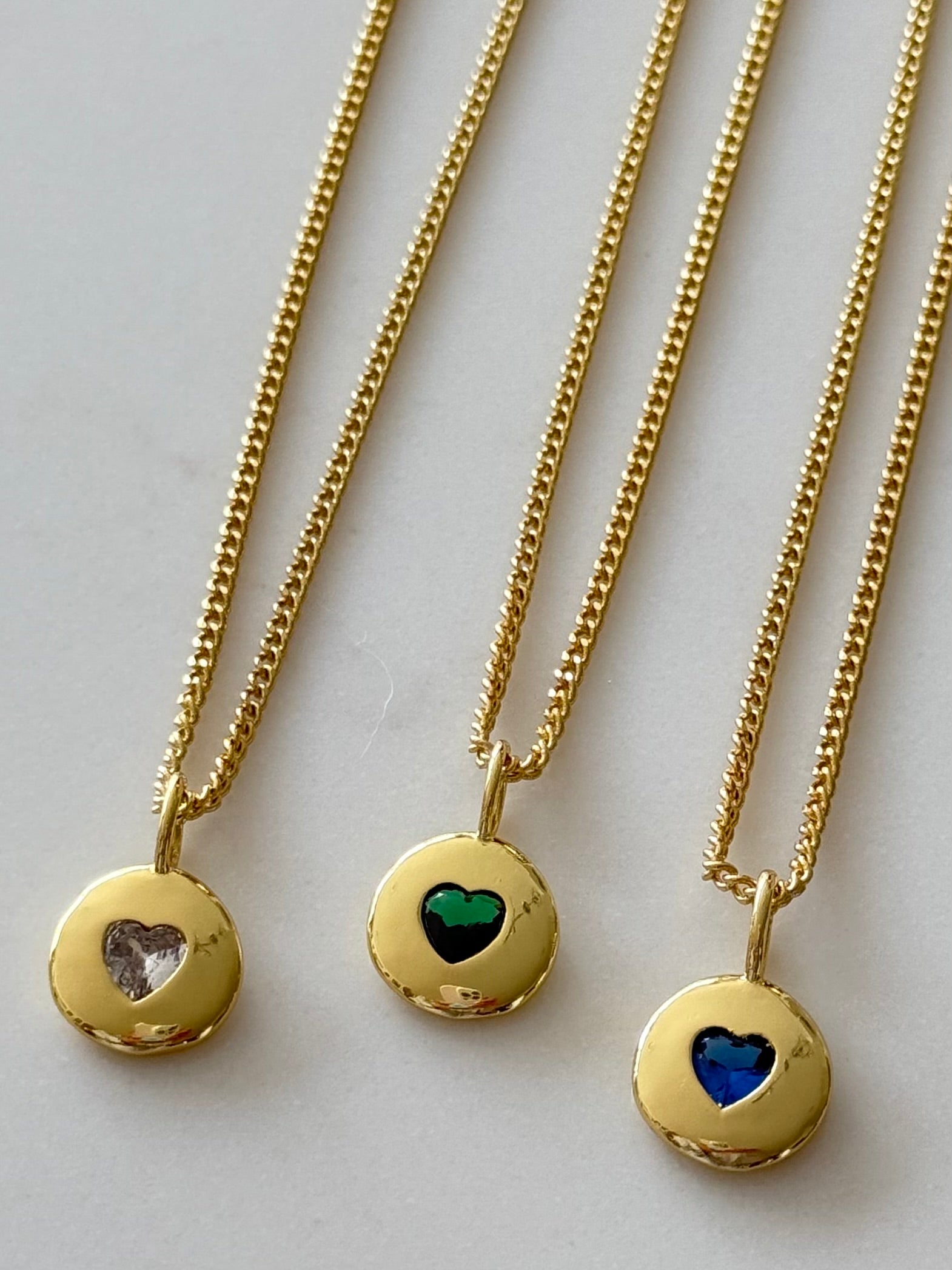 Birthstone Heart Necklace
