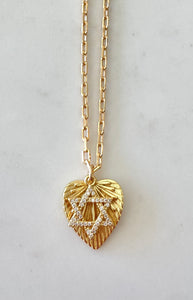 Star of David Love Necklace