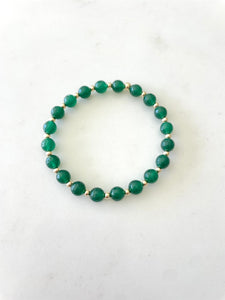 Green and Gold Bracelet