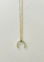 Load image into Gallery viewer, Double Horn Charm Necklace
