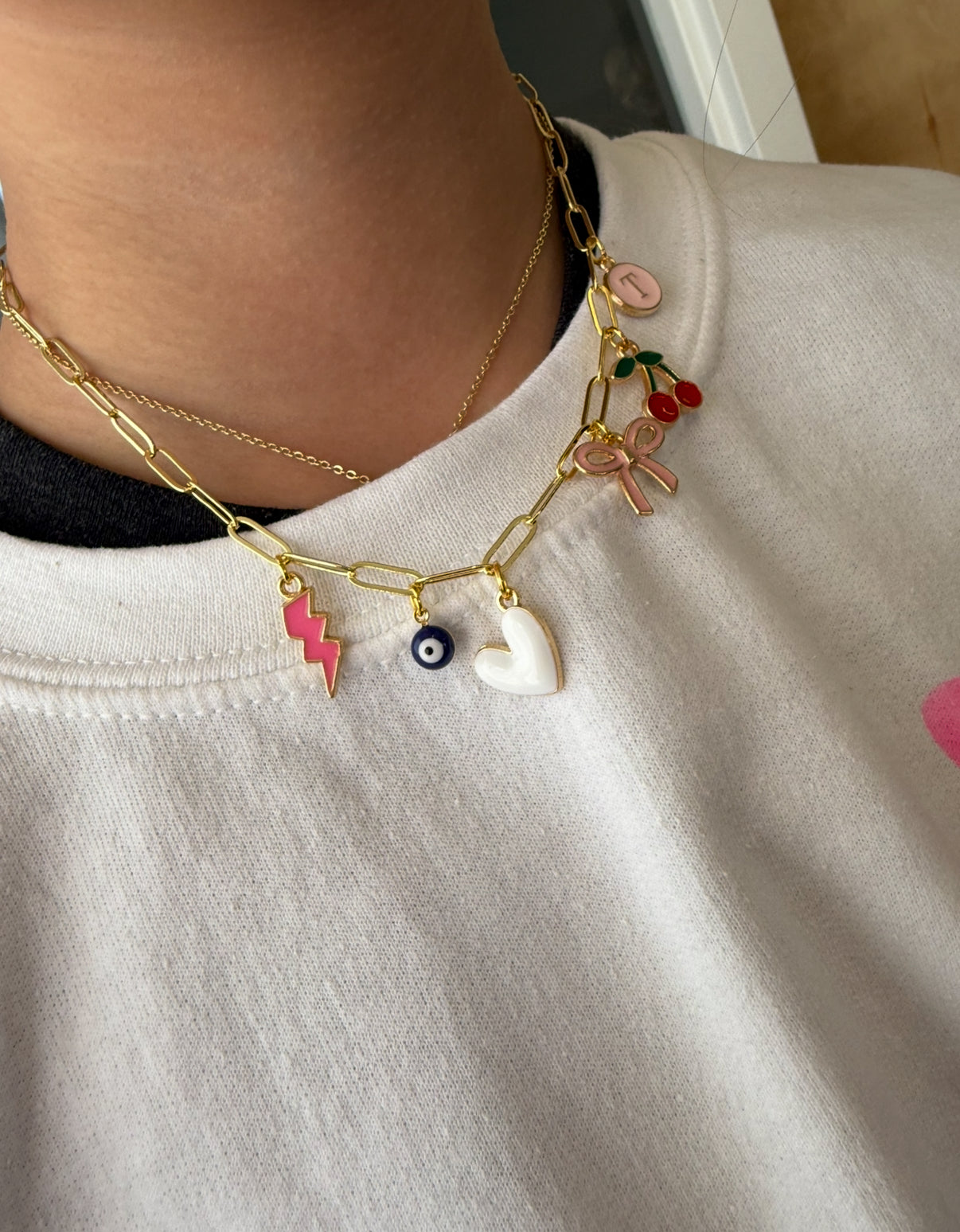 Kids Charm Bar Necklace