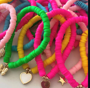 Colorful Bracelet with Charm