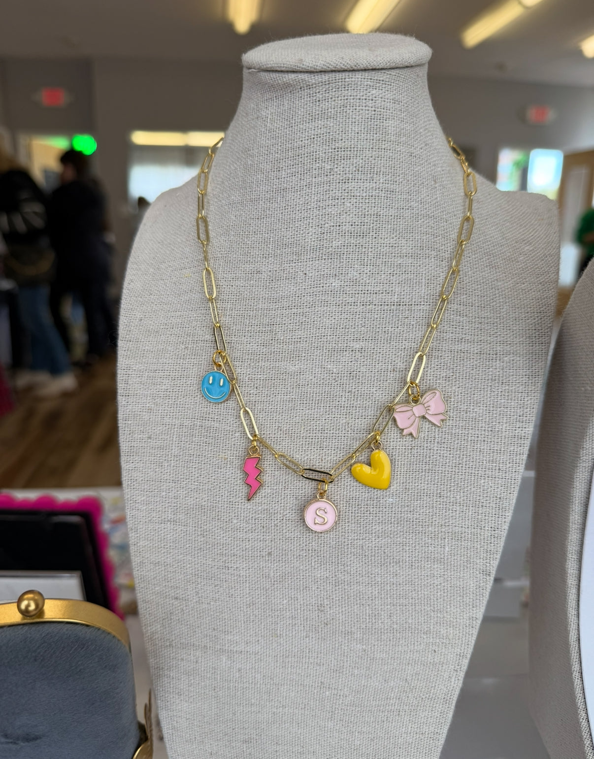 Kids Charm Bar Necklace