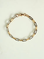 Load image into Gallery viewer, Mixed Metal Link Bracelet
