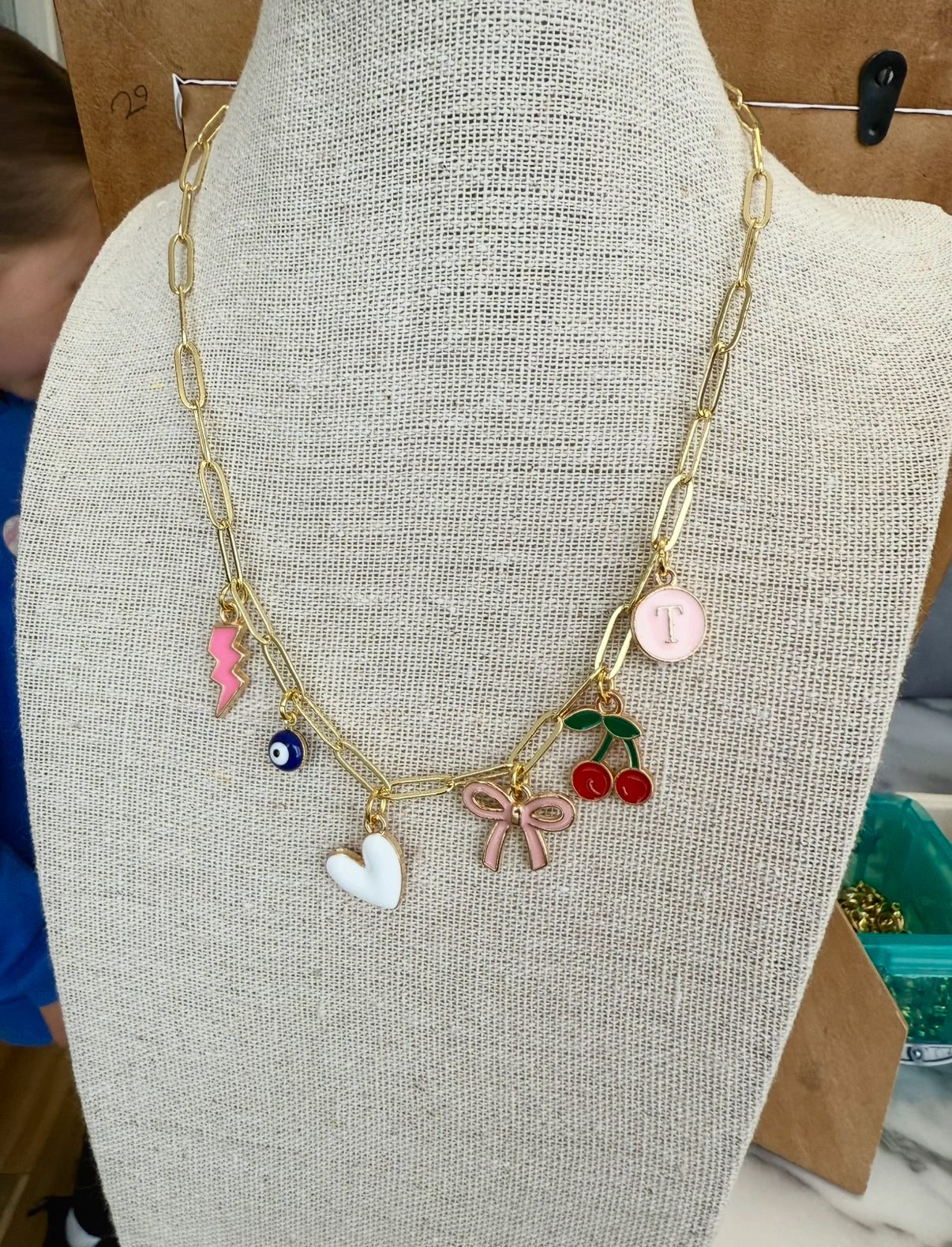 Kids Charm Bar Necklace