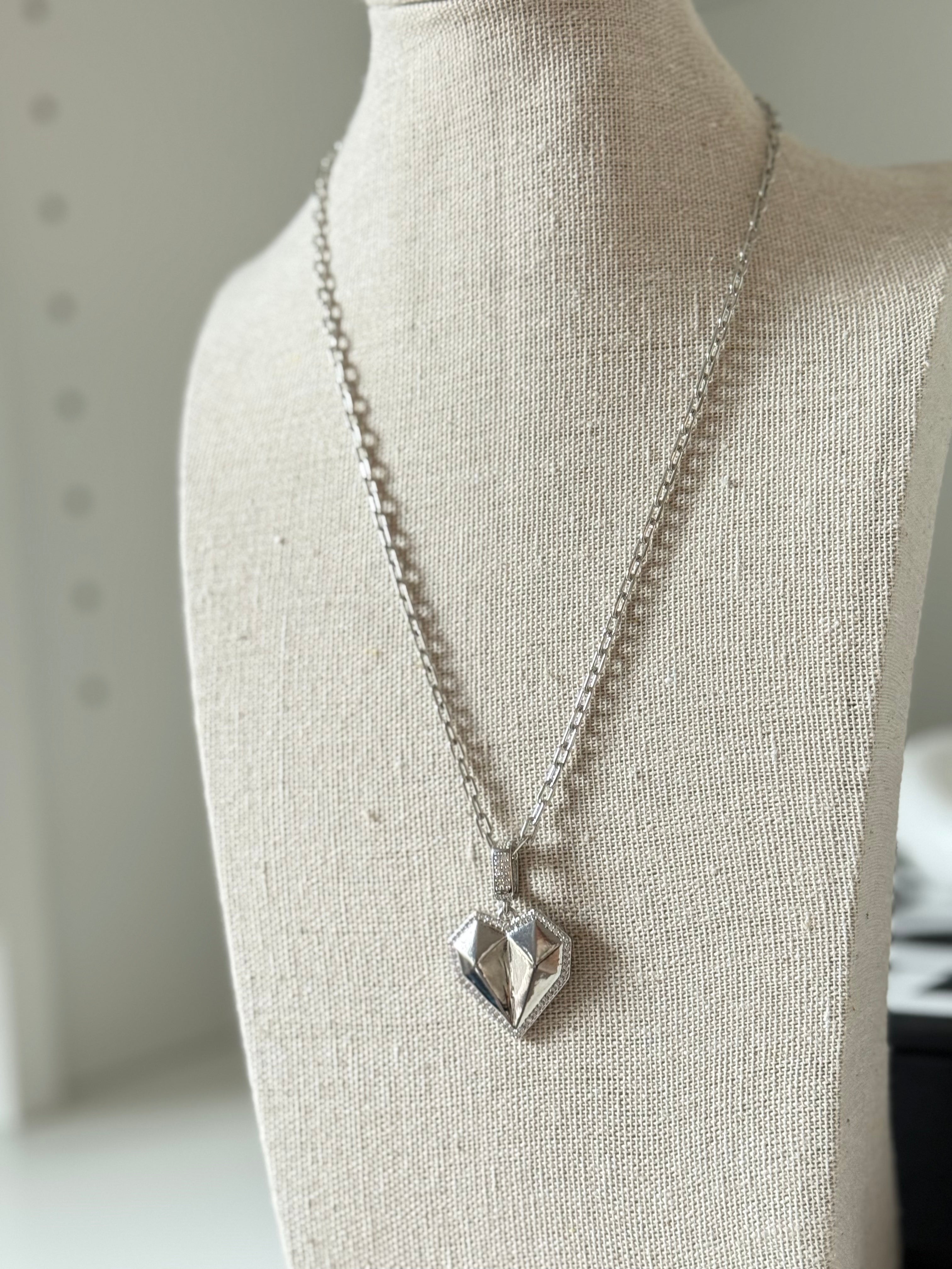 Silver Heart Necklace