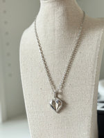 Load image into Gallery viewer, Silver Heart Necklace
