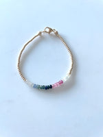 Load image into Gallery viewer, Multi Colored Sapphire Bracelet
