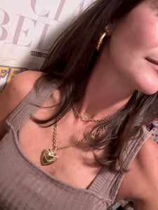 Puffy Heart Necklace
