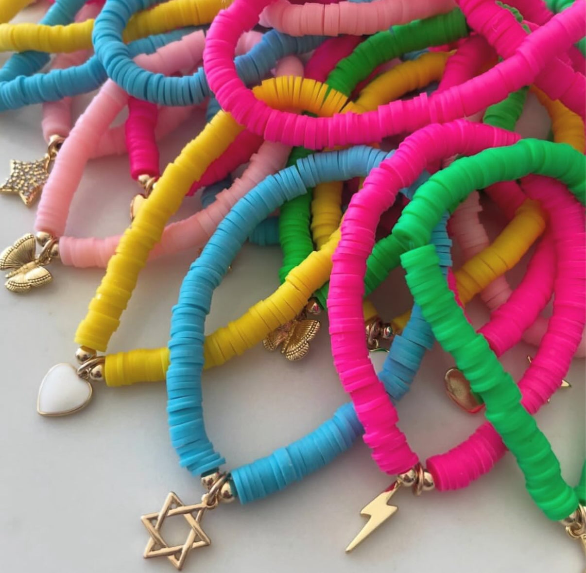 Colorful Bracelet with Charm