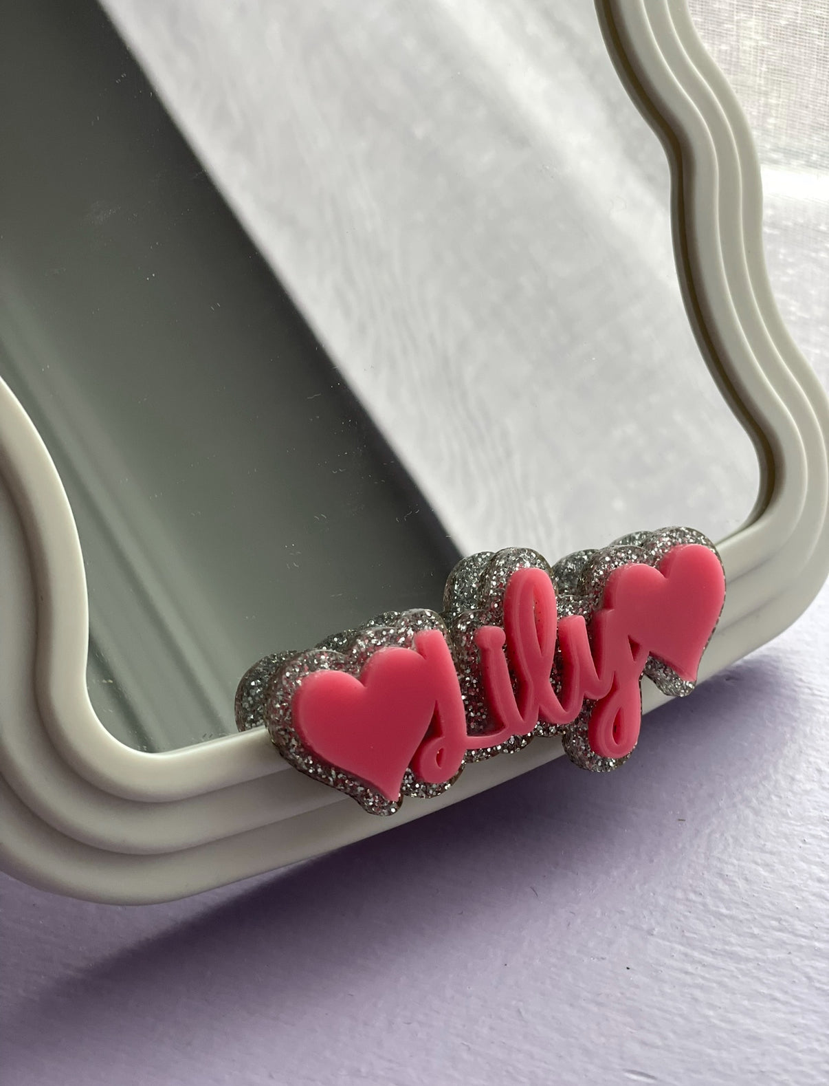 Personalized Desk Name Mirror