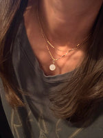 Load image into Gallery viewer, The Lumi Pave Disc Necklace
