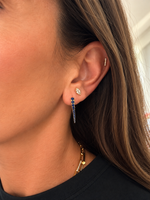 Load image into Gallery viewer, Huggie Spike Earrings, 4 colors
