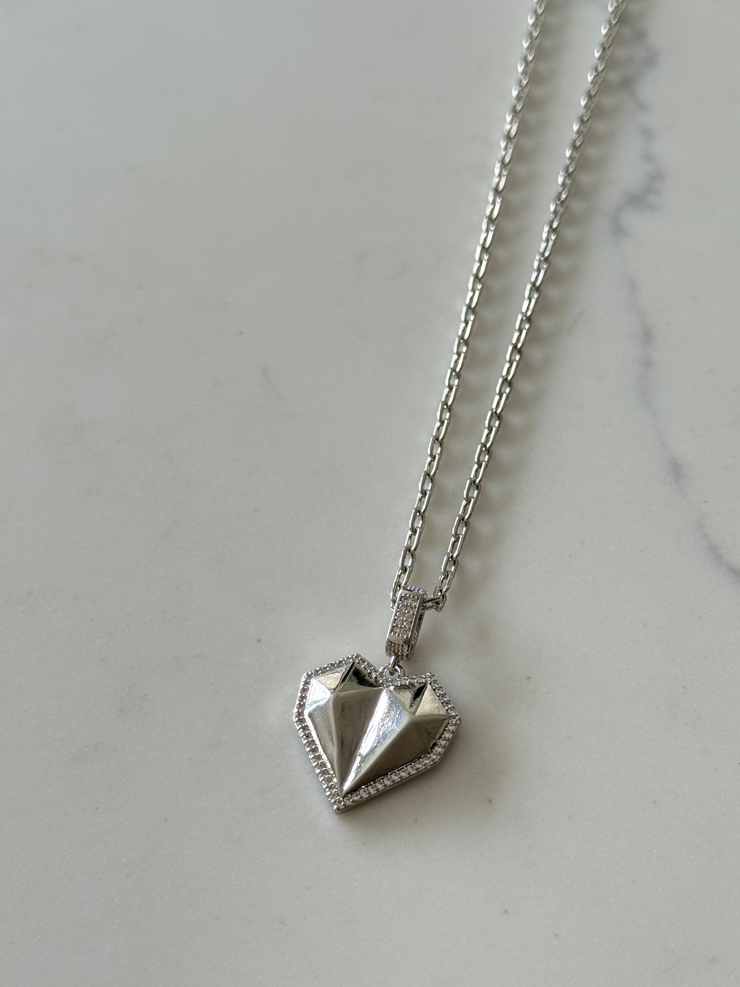 Silver Heart Necklace