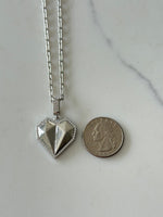 Load image into Gallery viewer, Silver Heart Necklace
