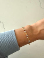 Load image into Gallery viewer, Mixed Metal Link Bracelet
