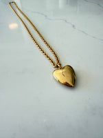 Load image into Gallery viewer, Long or double Layered Puffy Heart Necklace

