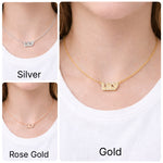 Load image into Gallery viewer, Personalized Bubble Pave Name Necklace
