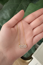 Load image into Gallery viewer, Enamel Bubble Color Nameplate
