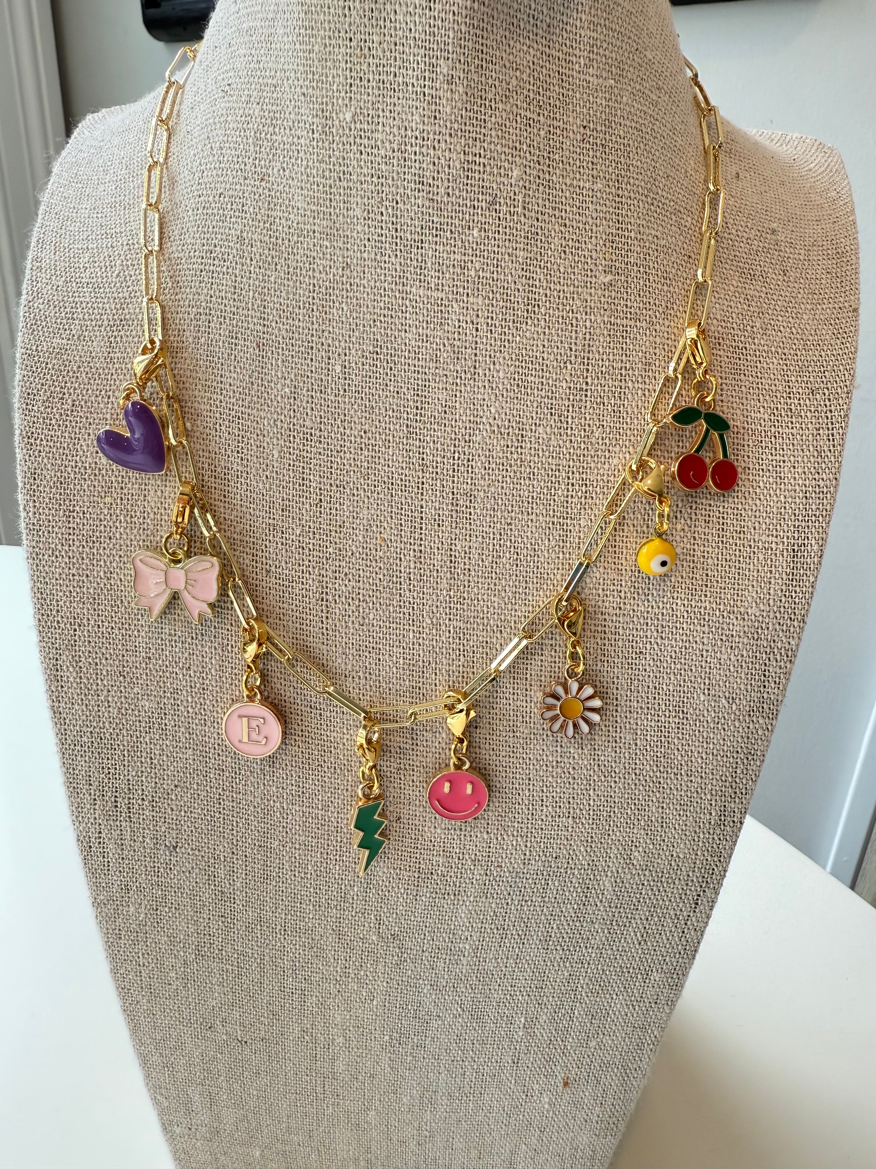 Kids Charm Bar Necklace