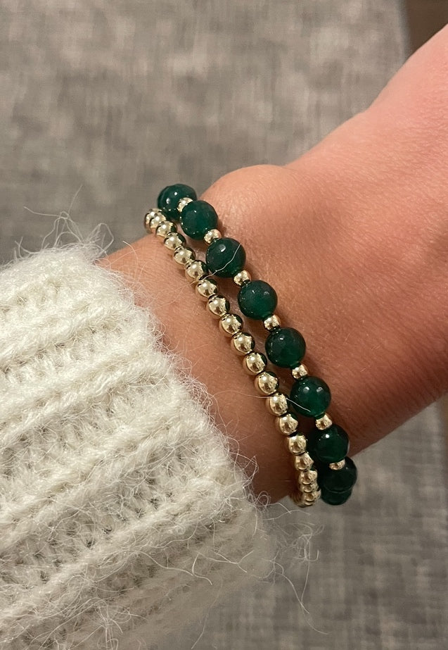 Green and Gold Bracelet