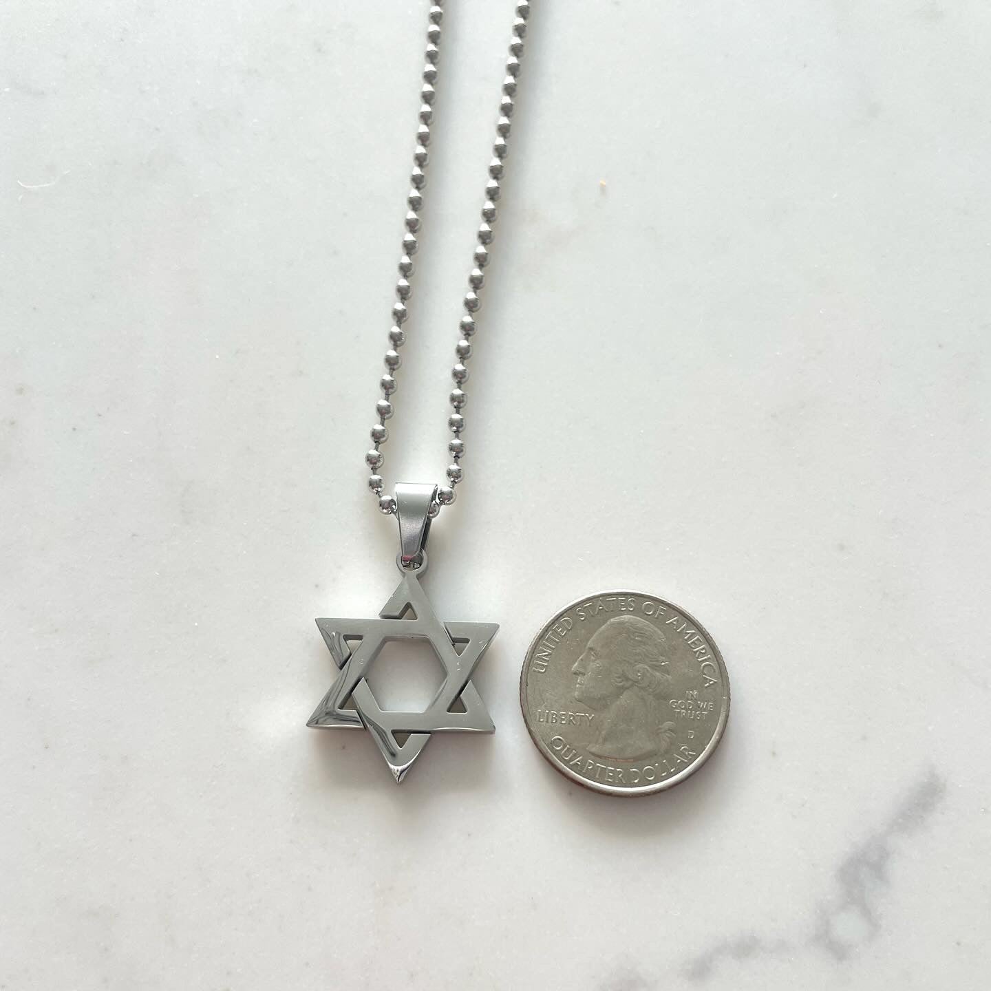 Silver Star Necklace