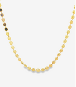 Load image into Gallery viewer, 18K Gold Filled Flat Ball Disc Chain, Gold or Silver

