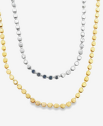 Load image into Gallery viewer, 18K Gold Filled Flat Ball Disc Chain, Gold or Silver
