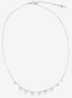 Load image into Gallery viewer, Dainty CZ Drop Choker Necklace
