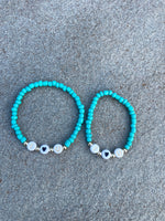 Load image into Gallery viewer, Mommy and Me Matching I LOVE YOU Bracelets
