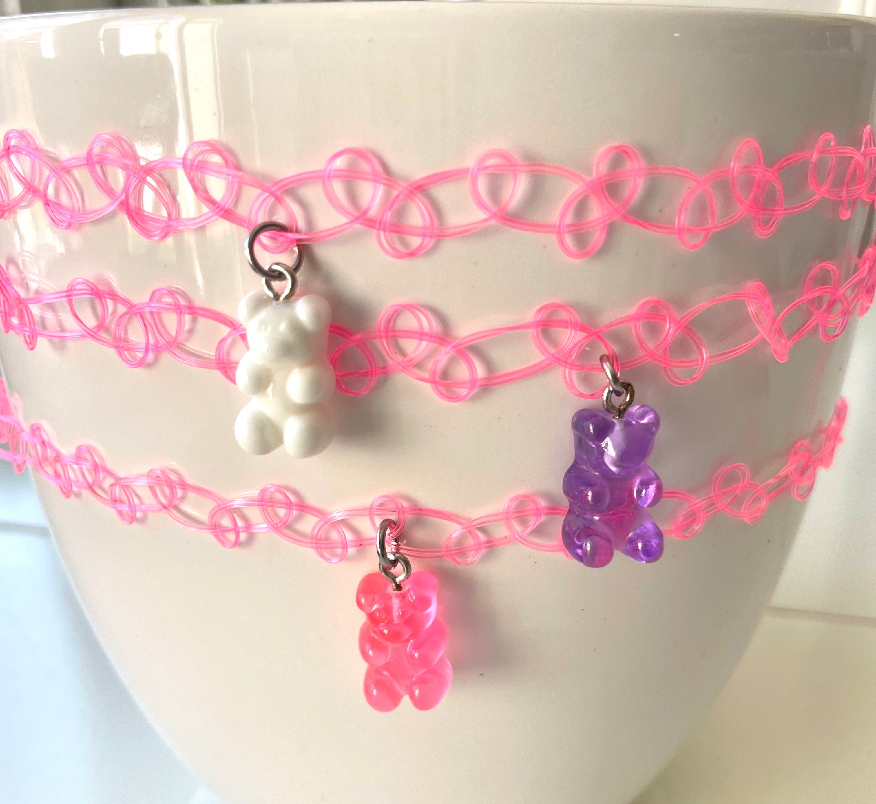 Choker with Gummy Bear Necklace