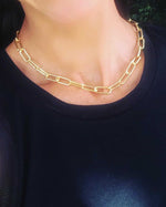 Load image into Gallery viewer, Large Chain Link Necklace, Gold Filled
