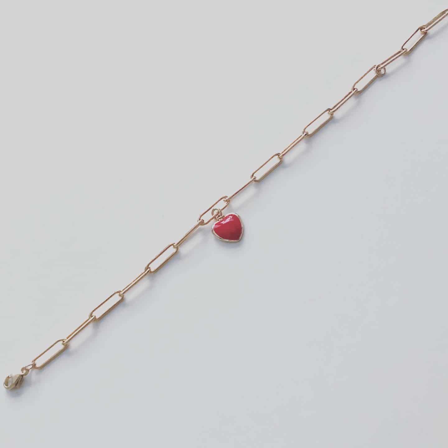 The Andi, Chain Link with heart charm