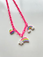 Load image into Gallery viewer, Rainbow Trio Kids Necklace
