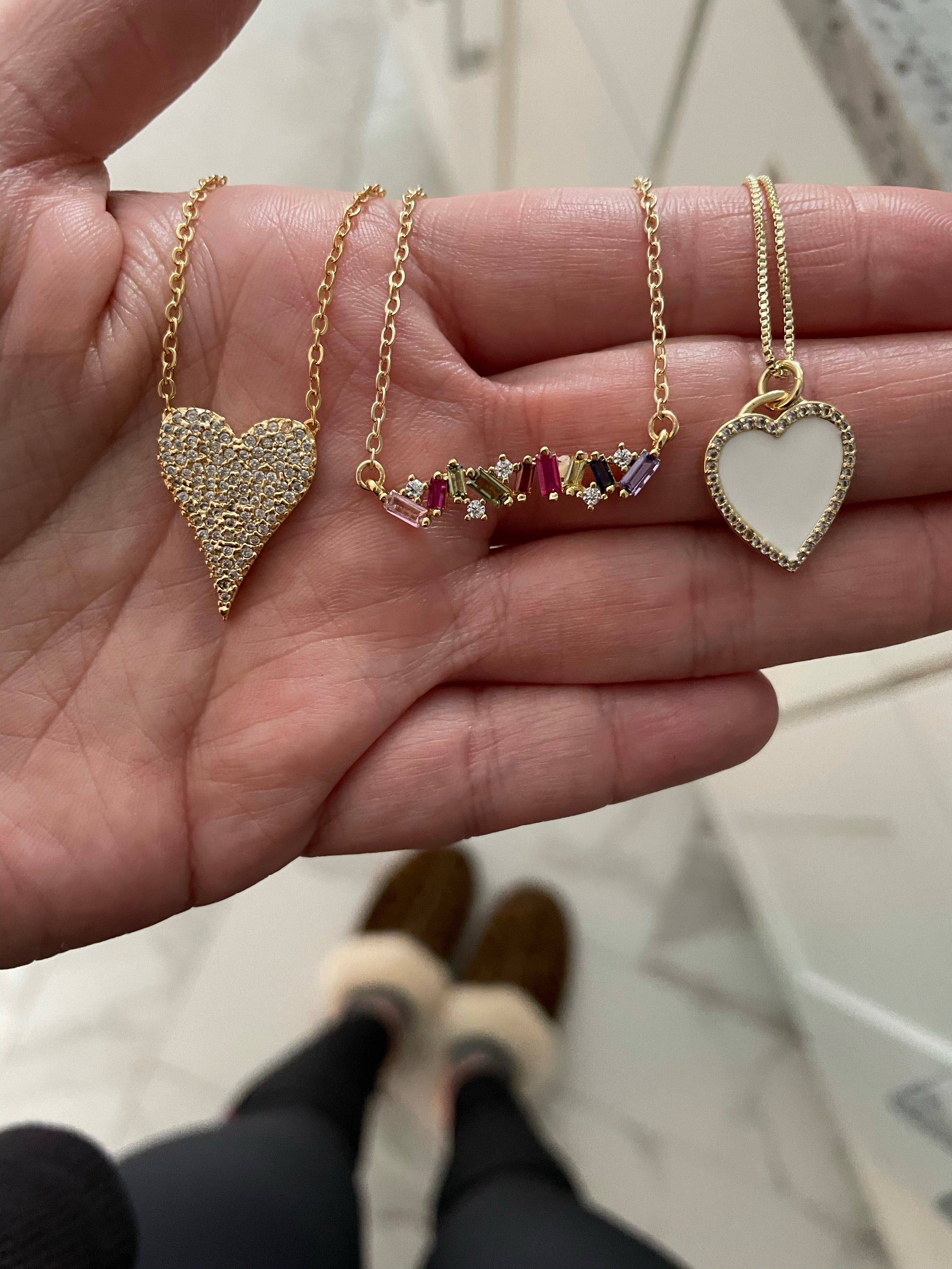 18k Gold Filled Be Loved Heart Necklace
