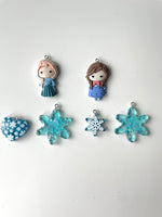 Load image into Gallery viewer, Frozen Characters and Snowflake Necklaces
