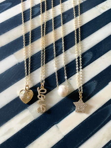 Star Necklace on Dainty Gold Chain