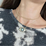 Load image into Gallery viewer, Large Evil Eye Necklace
