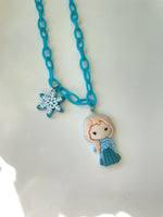 Load image into Gallery viewer, Frozen Characters and Snowflake Necklaces
