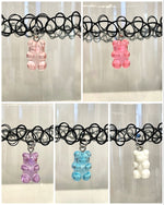 Load image into Gallery viewer, Choker with Gummy Bear Necklace
