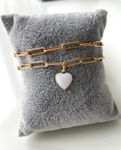 The Andi, Chain Link with heart charm