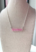 Load image into Gallery viewer, Chloe Personalized Bubble Name Necklace
