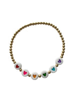 Load image into Gallery viewer, The Dana Rainbow Heart Bracelet
