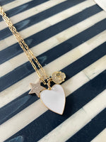 Load image into Gallery viewer, SJD Charmer Necklace, Heart, Star, Skull
