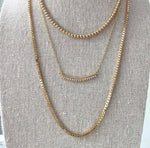 Load image into Gallery viewer, RBG Pave Bar Necklace
