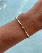 Load image into Gallery viewer, Silver and Rose Gold Bracelet, 3mm
