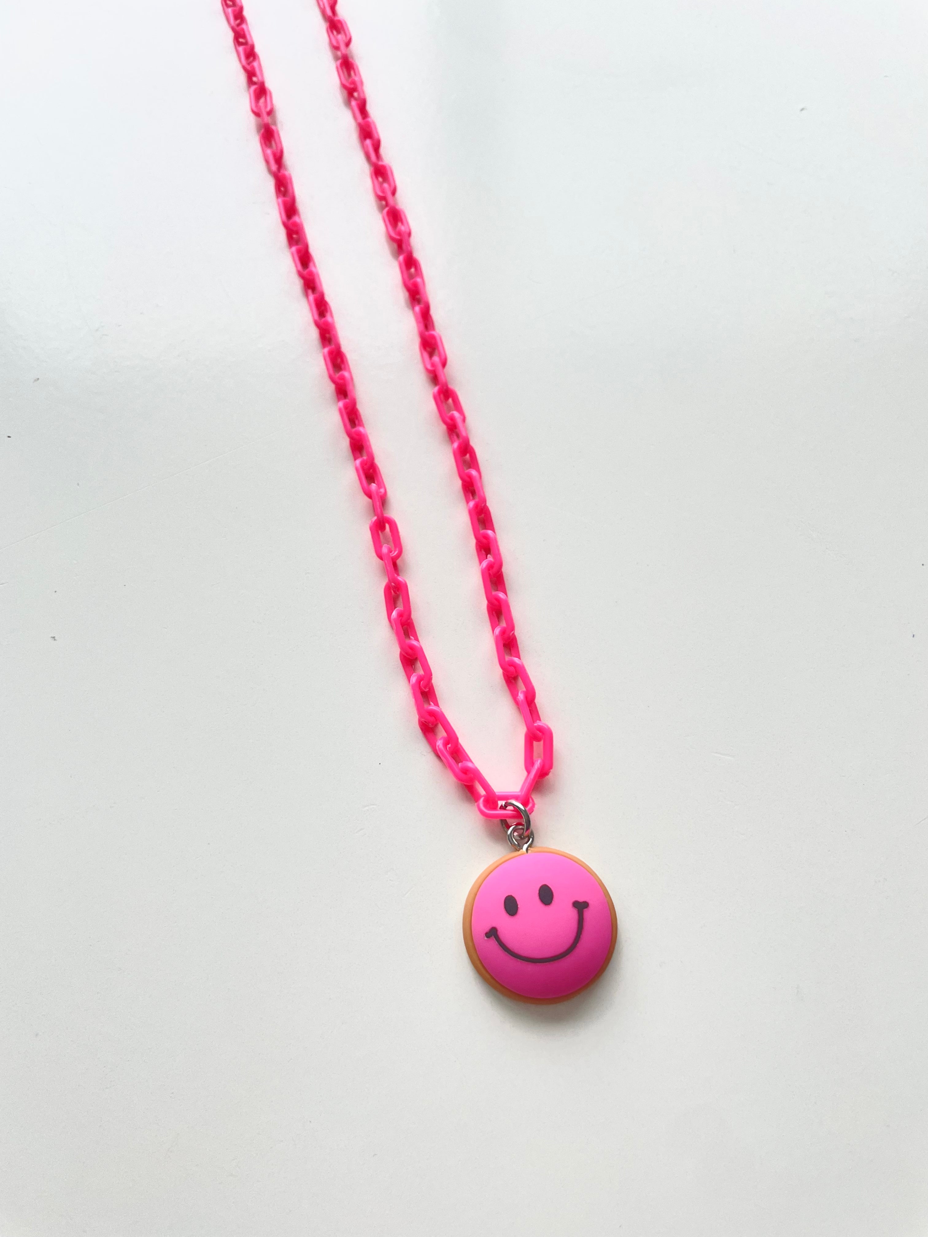 Because I'm Happy Pink Necklace