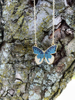 Load image into Gallery viewer, Blue Butterfly Necklace
