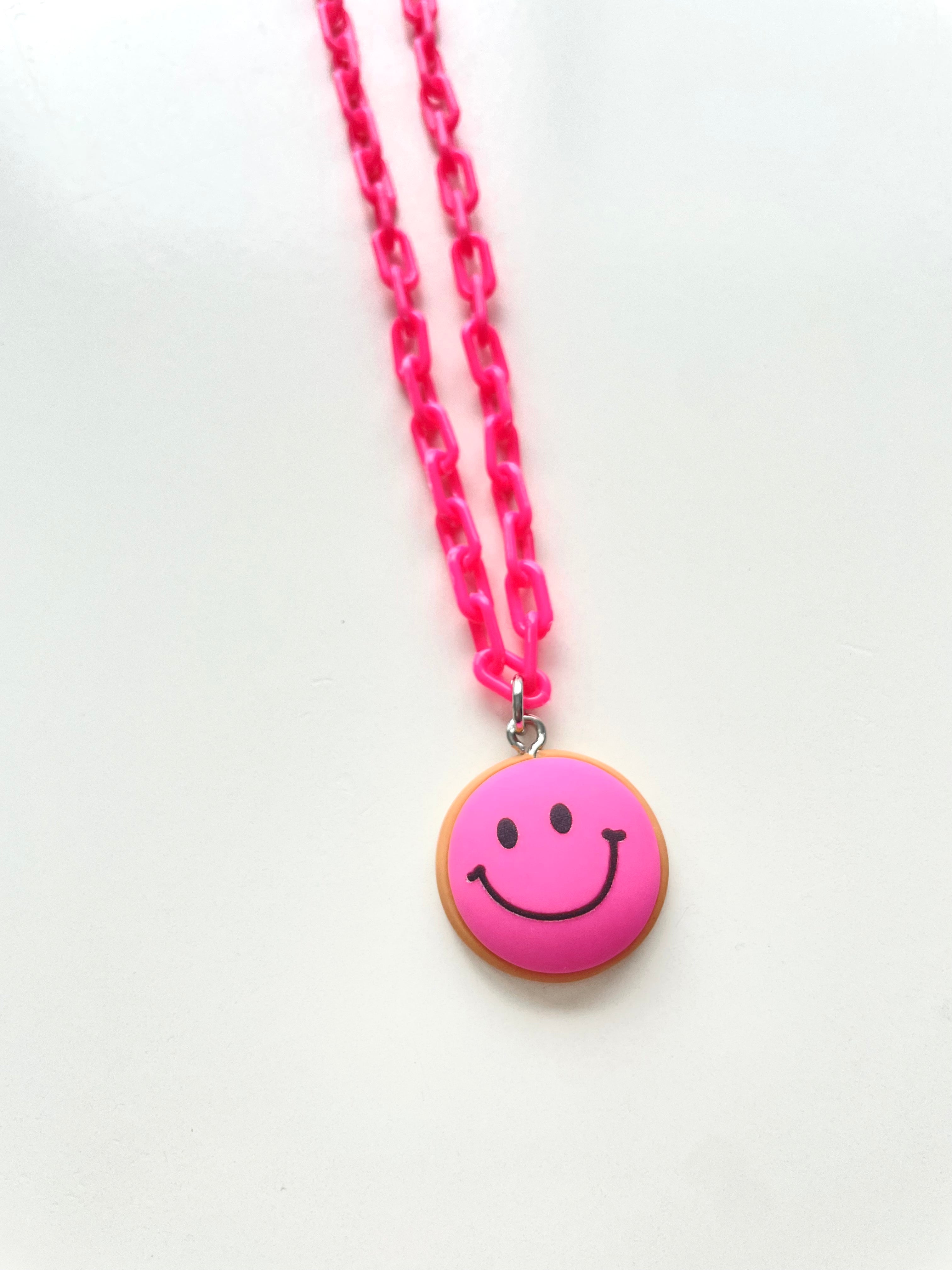 Because I'm Happy Pink Necklace